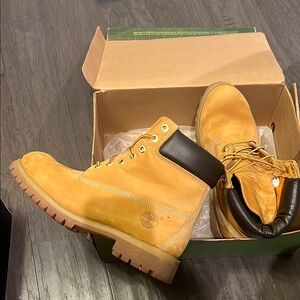 Timberland Tan Nubuck Work Boots